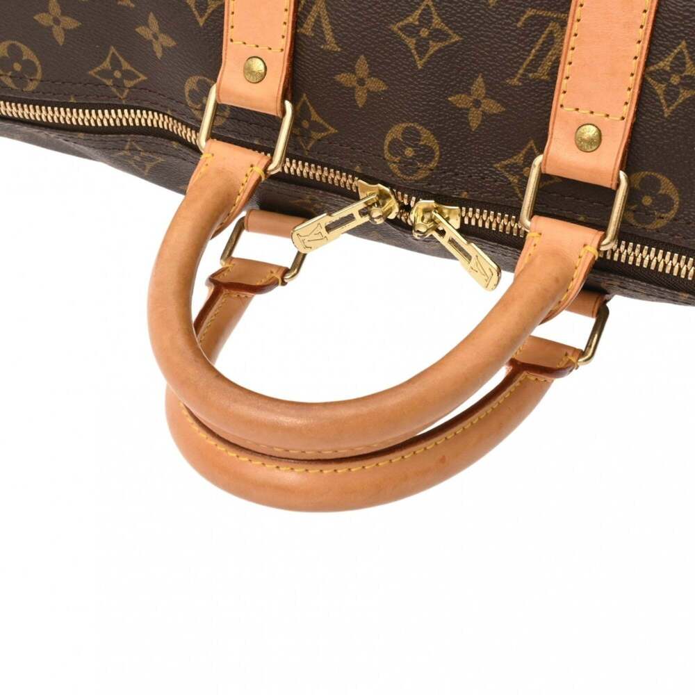 LOUIS VUITTON Authentic Brown Monogram Canvas Boston Bag - Picture 4 of 11